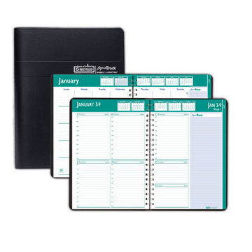 House of Doolittle™ Express Track Recycled Weekly Appointment Book-monthly Planner, 11 X 8.5, Black Cover, 13-month (jan To Jan): 2022 To 2023 freeshipping - TVN Wholesale